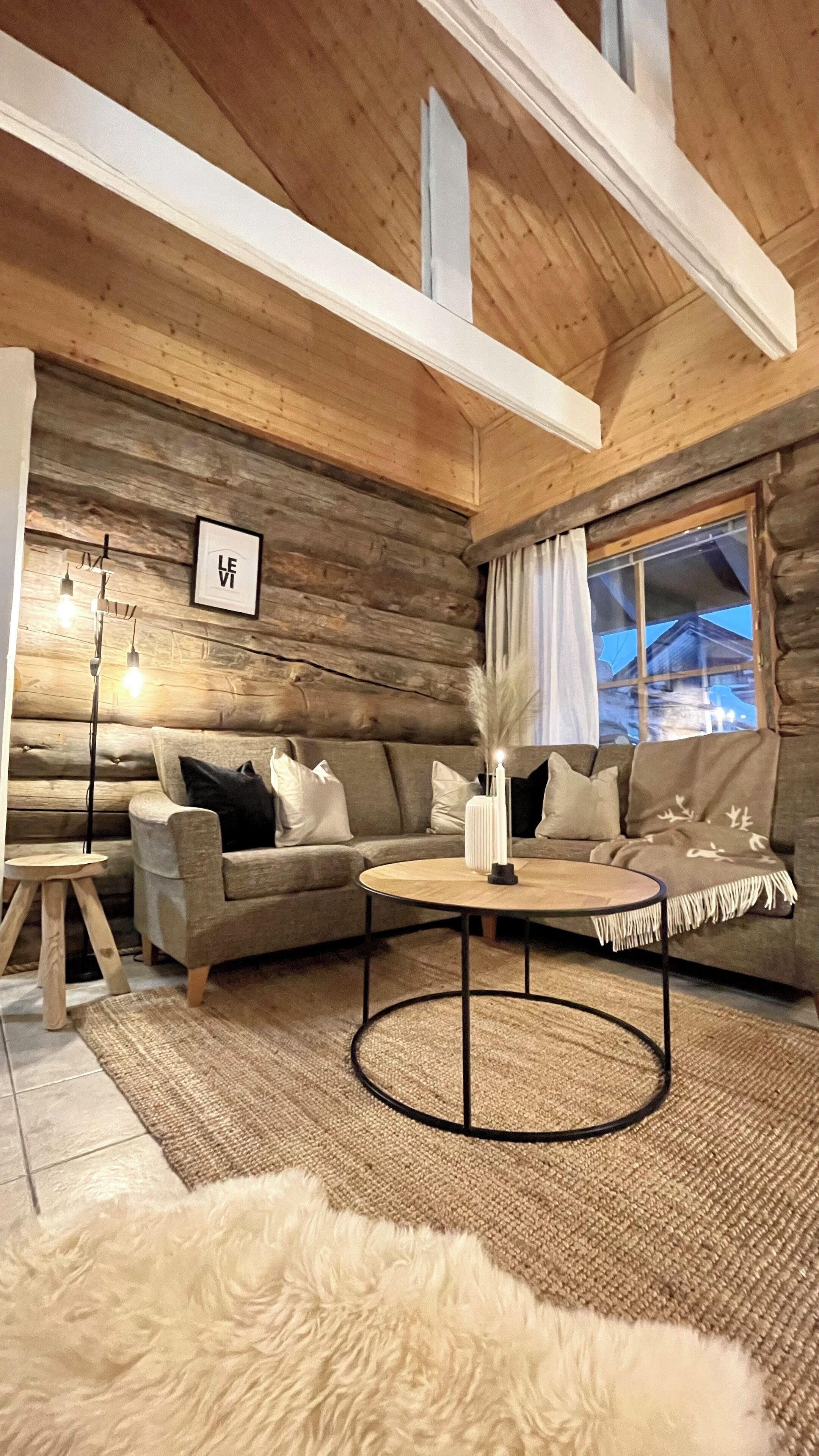 TV connectée, cheminée