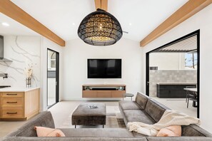 Smart TV, fireplace, offices