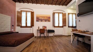 Classic Apartment, Kitchen | In-room safe, individually decorated, individually furnished