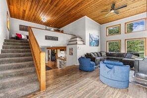 スマートテレビ、暖炉、テレビゲーム、DVD プレーヤー