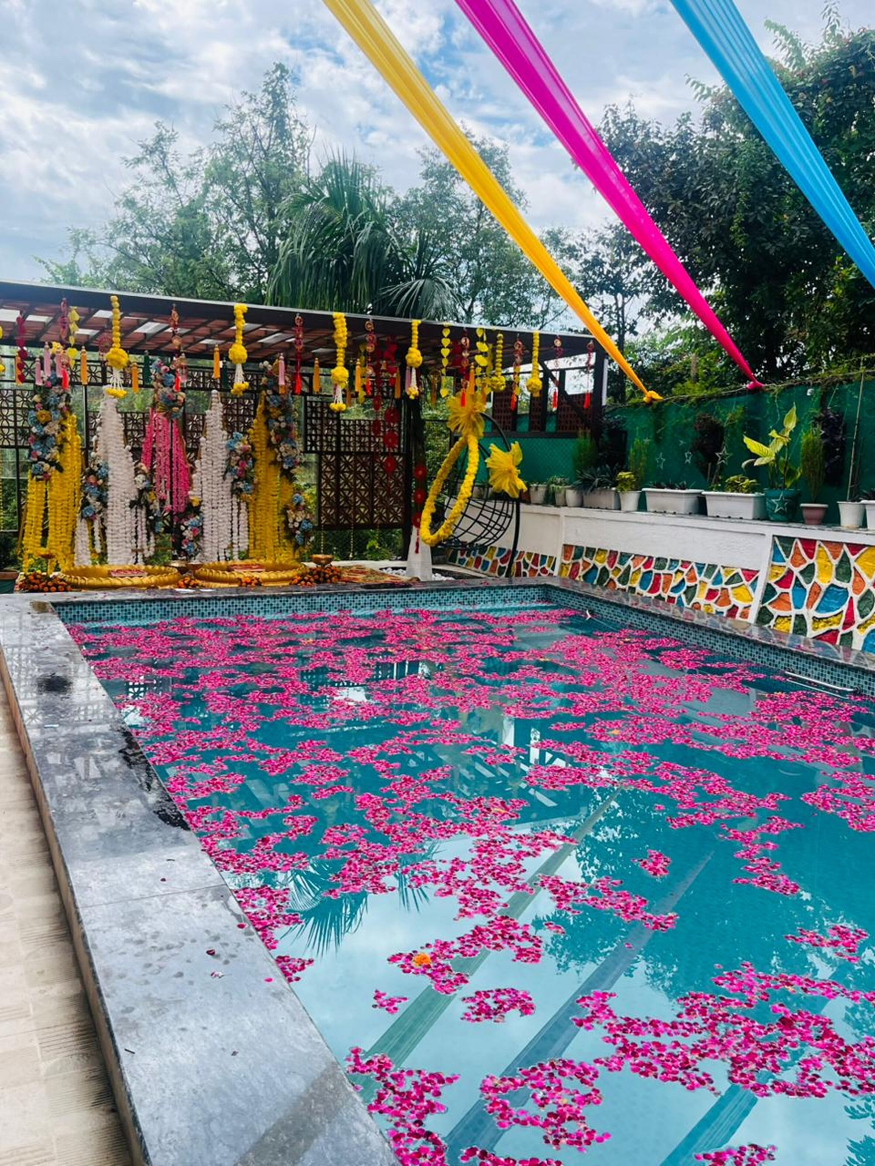 Seasonal outdoor pool