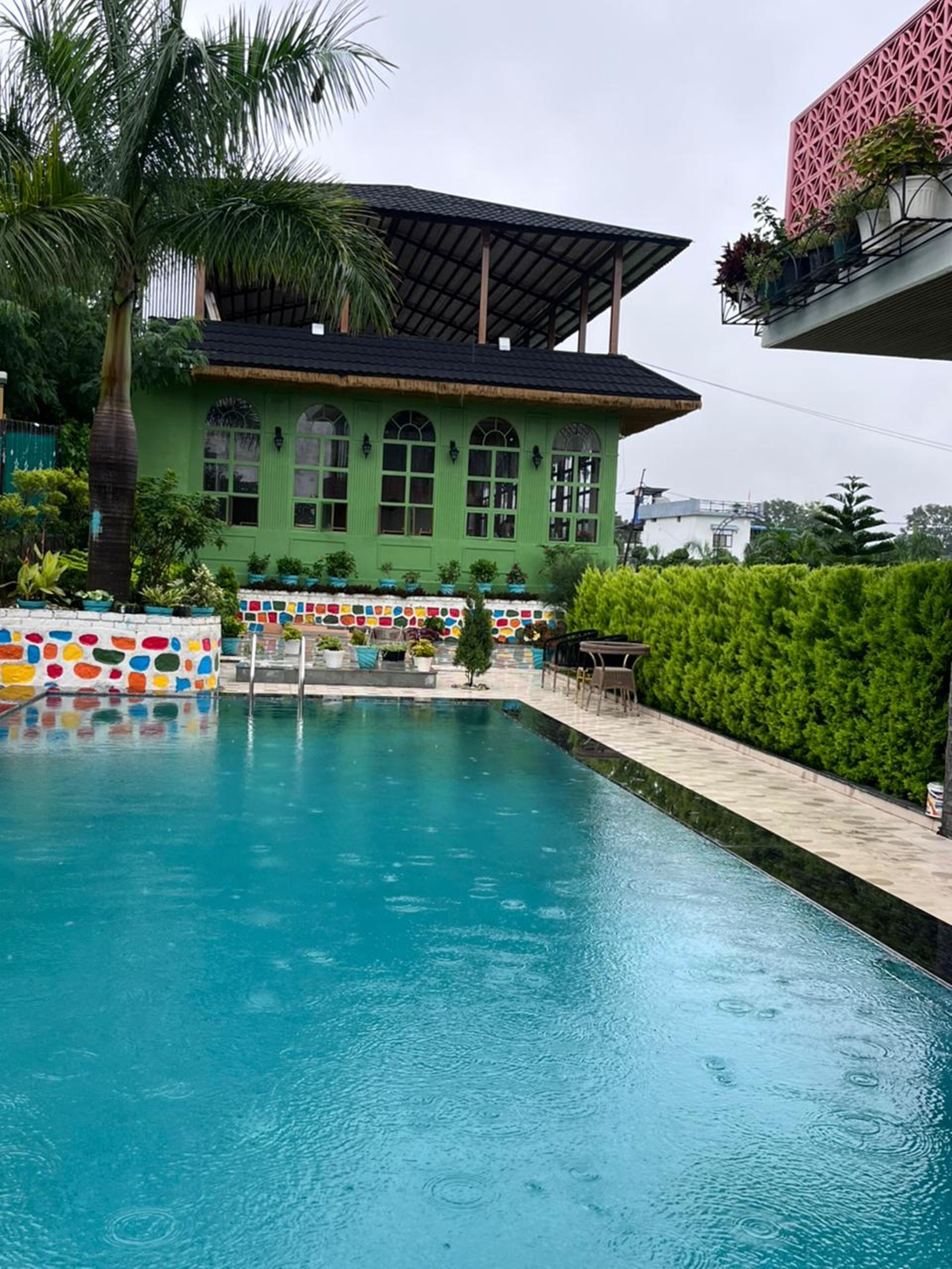 Seasonal outdoor pool