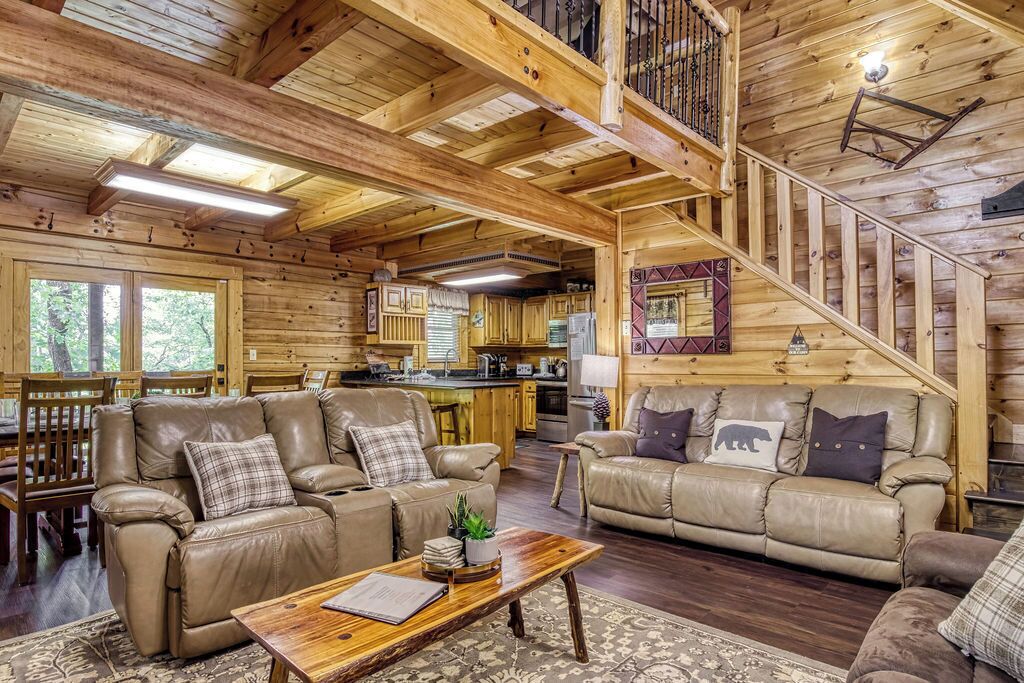 Smart TV, fireplace, video games, foosball