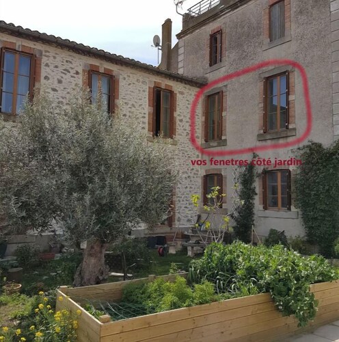 Gîte de la tour, avec piscine entre carcassonne et narbonne