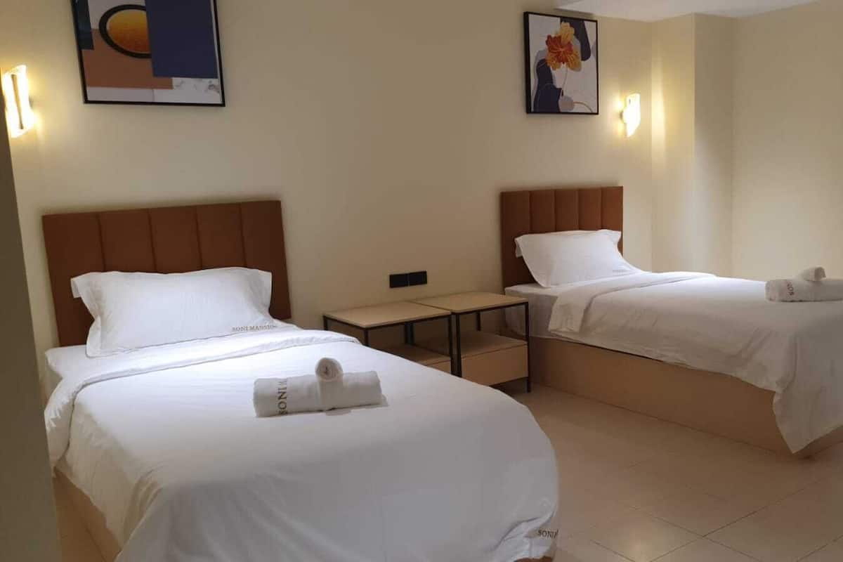 Deluxe Twin Room, City View | 1 bedroom, free WiFi, bed sheets