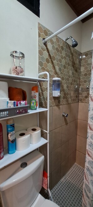 Towels, soap, toilet paper