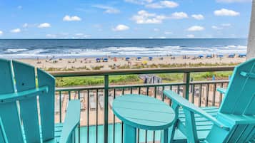 Signature Condo, 1 Bedroom, Ocean View, Beachfront | Balcony view