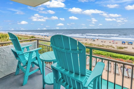 Signature Condo, 1 Bedroom, Ocean View, Beachfront | Balcony