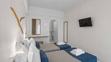 Chambre Double ou avec lits jumeaux, balcon, vue mer