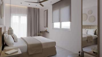 Deluxe-Doppelzimmer, Balkon, Meerblick | Zimmersafe, kostenloses WLAN