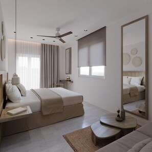 Deluxe-Doppelzimmer, Balkon, Meerblick | Zimmersafe, kostenloses WLAN