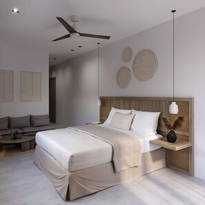 Deluxe Double Room, Balcony, Sea View | In-room safe, free WiFi - Pandrossos Hotel (Paros)