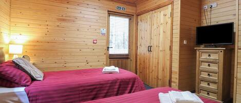 2 室のベッドルーム、客室ごとに異なる装飾、客室ごとに異なるインテリア