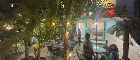 Overnatningsstedets facade