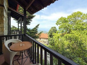 Deluxe Suite, Balcony, Partial Sea View | Terrace/patio - Pliades Traditional Guesthouse (Dio-Olympos)