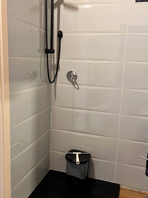 Dusche, Haartrockner, Bidet, Handtücher