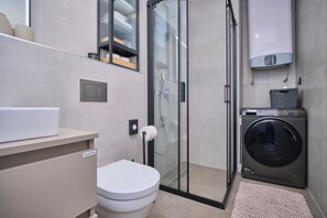 Towels, soap, toilet paper