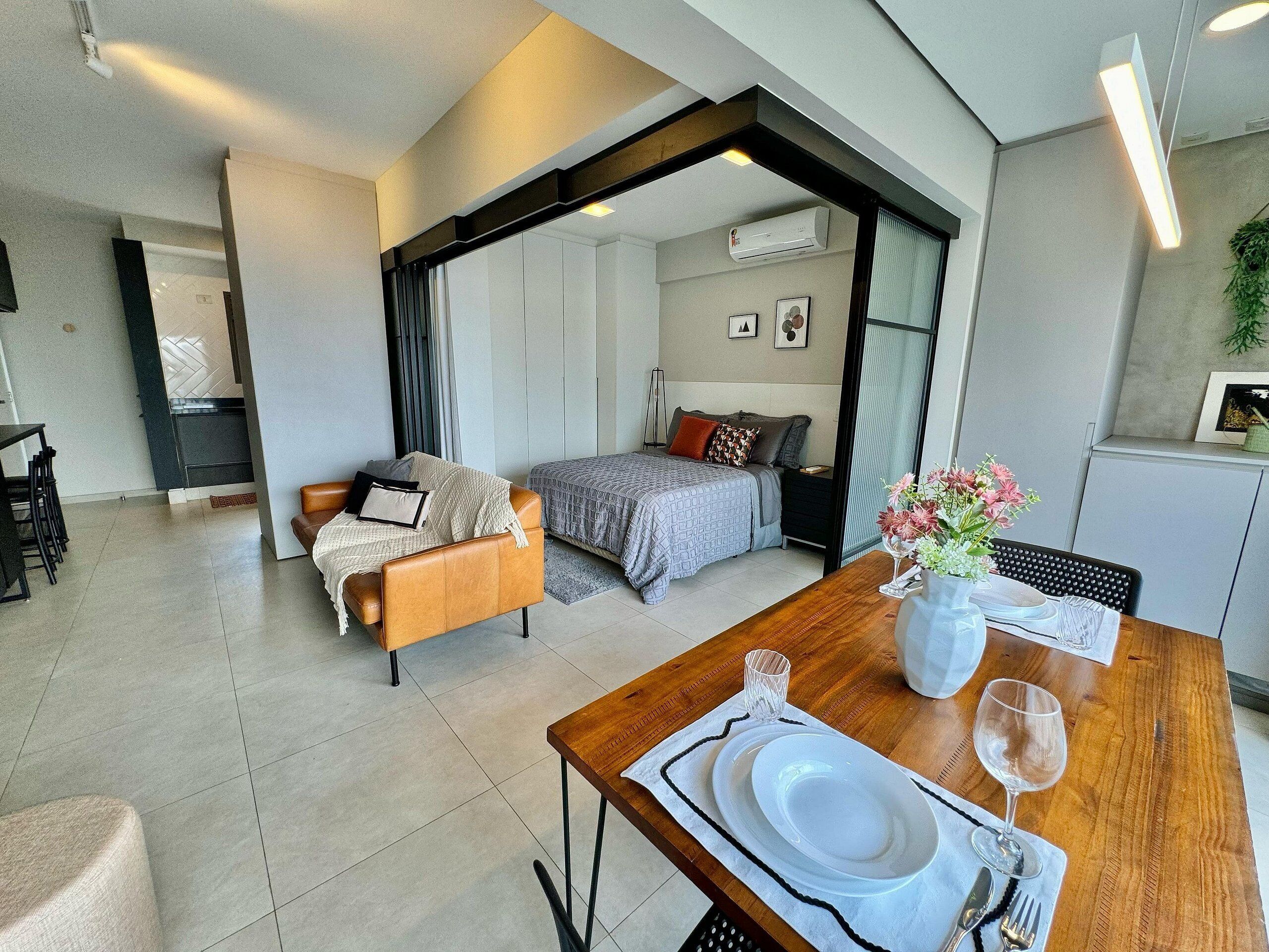 Apartamento | Área de estar | TV de tela plana