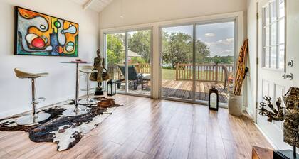 Artsy Bungalow on St Anne Lake: Pool, Dock & Deck