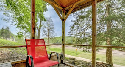 Walk to Wyalusing Beach: Cabin w/ River View!