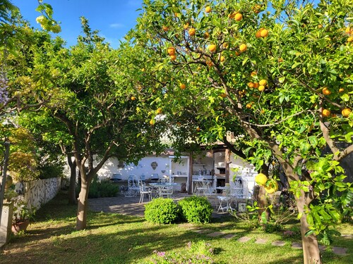 Anthea Suite in Cacace Palace with garden, near the sea and the station