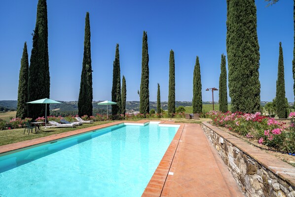 Seasonal outdoor pool