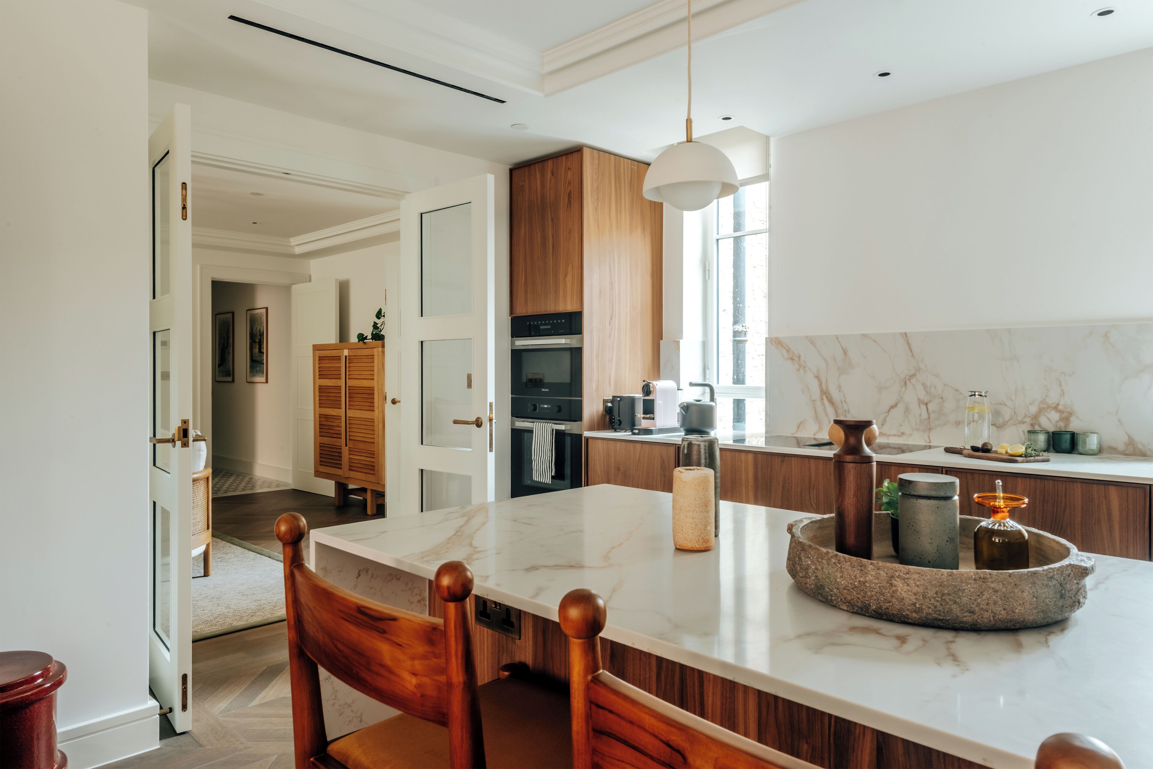 Deluxe-Apartment, 2 Schlafzimmer, Küche, Stadtblick | Eigene Küche | Kühlschrank, Mikrowelle, Ofen, Herdplatte