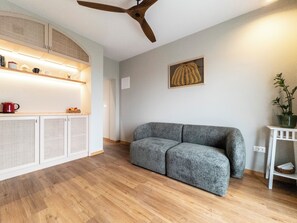 Deluxe Apartment, Balcony, City View | Living area | Flat-screen TV - Idonia Sea View Double Room  (Hvar)