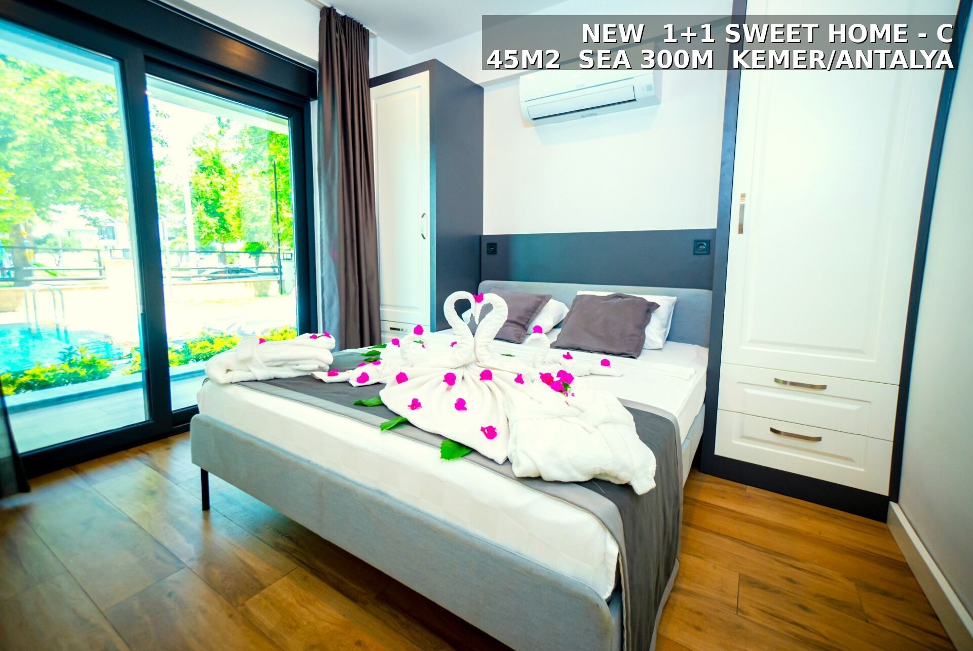Sweet Home Apartments C | 1 室のベッドルーム、高級寝具、セーフティボックス (室内)、デスク