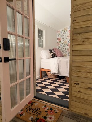 1 makuuhuone, vuodevaatteet