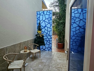 Chic 1-bedroom living room kitchen small garden. with WiFi, AC in  Riyadh