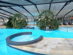 Pool - 6-person mobile home in Tregunc near Concarneau with water park (Trégunc)