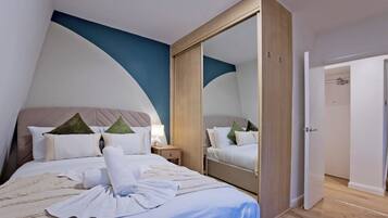 Apartment, City View | 1 bedroom, iron/ironing board, free WiFi