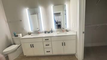 Towels, soap, toilet paper