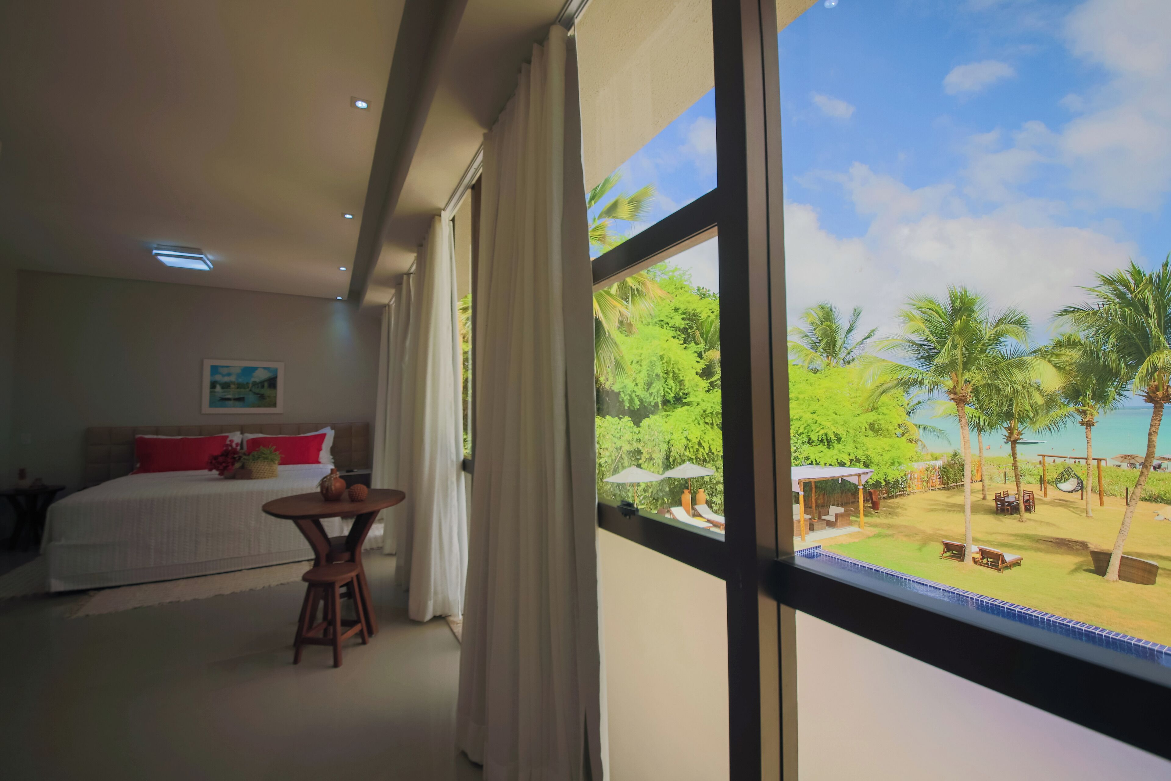 Suite Panoramica Vista Mar | Frigobar, espaço de trabalho para notebook, Wi-Fi de cortesia