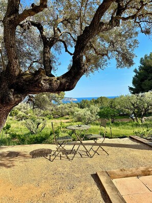Terrace/patio - Villa Esden + Annexe | Sea view, swimming pool, absolute peace and quiet between countryside and coastline (La Ciotat)