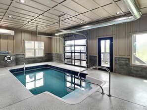 Una piscina riscaldata