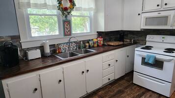 Microwave, oven, stovetop