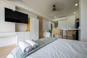 1 Schlafzimmer, Internetzugang, Bettwäsche