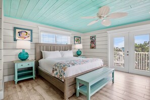 4 bedrooms, desk, iron/ironing board, free WiFi - Two Houses from Beach! Rooftop, Pool & Game Room (Holmes Beach)