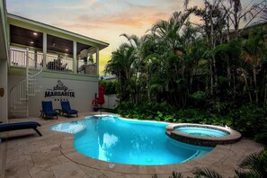 A heated pool - Two Houses from Beach! Rooftop, Pool & Game Room (Holmes Beach)