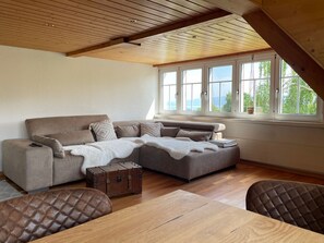 Living area - Wartheim holiday flat with private terrace (Heiden)