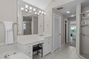 Shower, towels