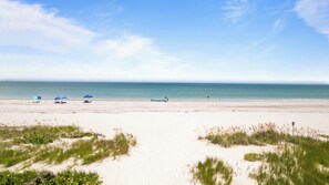 Accommodatie ligt op het strand