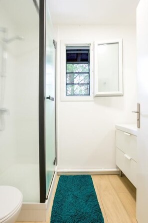 Bathroom - La cachette du lac, Nature getaway at Marina de Talaris (Lacanau)