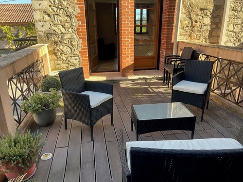 Town house with terrace