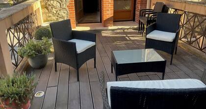 Town house with terrace