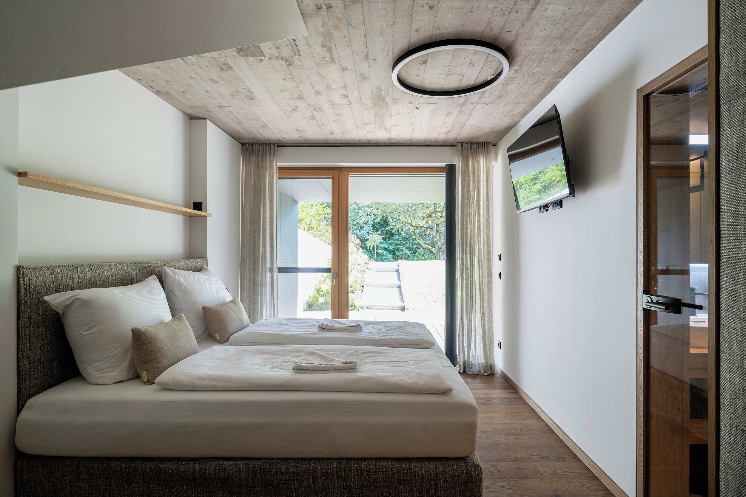 Superior chalet, uitzicht op bergen | Verduisterende gordijnen, gratis wifi