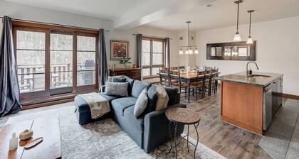 Homey 3BR Versant Soleil | Ski in/out | Pool & Spa