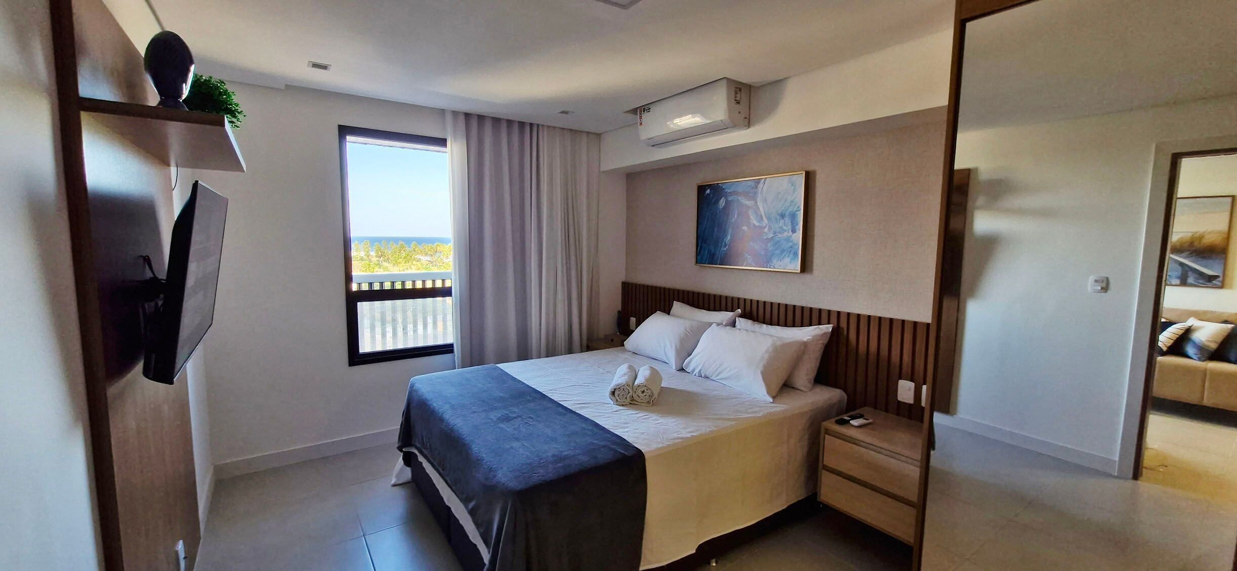 Apartamento conforto | Wi-Fi de cortesia, roupa de cama